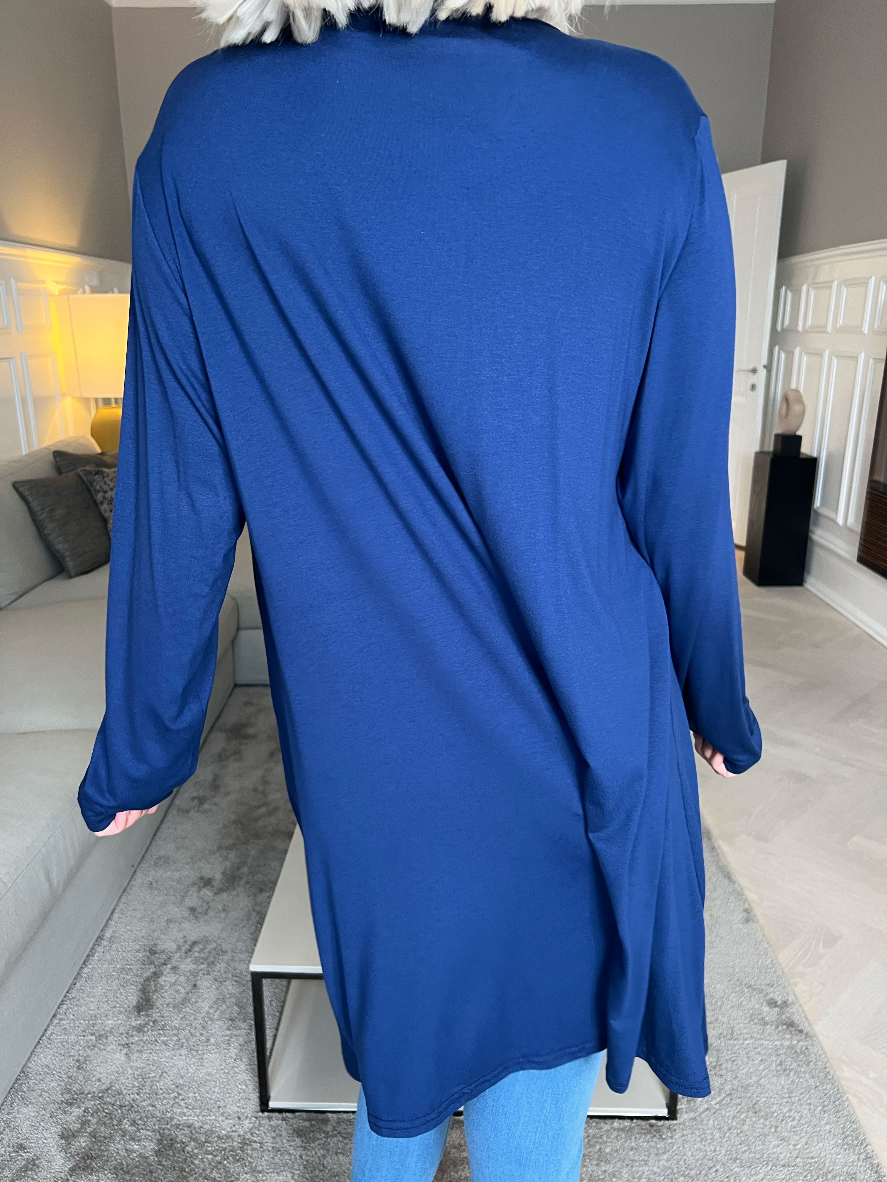 Rosa - Basis cardigan i jersey stof (bestseller)
